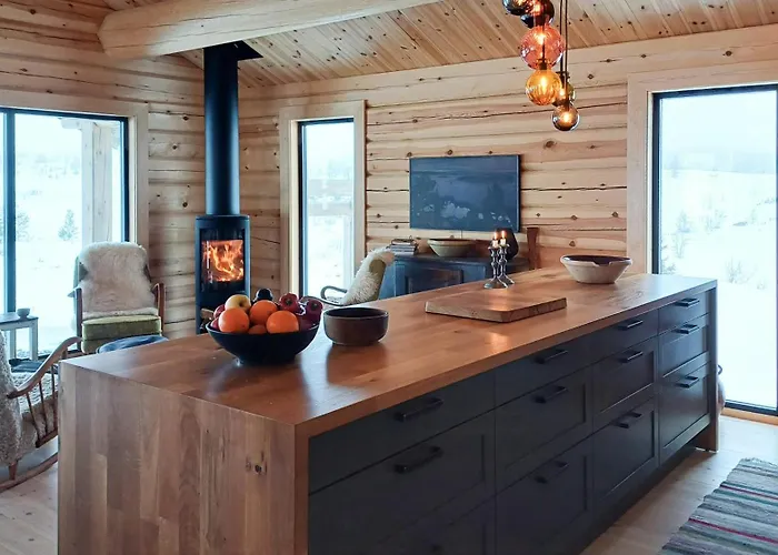 بيت للعطل With Panoramic Views At Syndin Plateau *